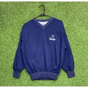 Vintage Dallas Cowboys Jacket Mens Small Windbreaker Anorak NFL Football Light